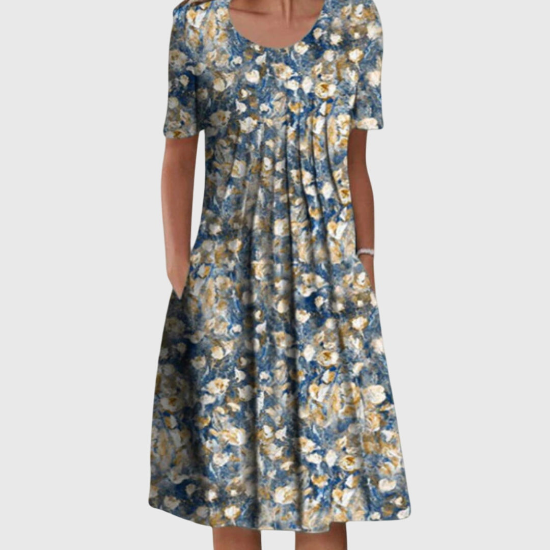 Mary™ | Midi Dress with Tummy Coverage