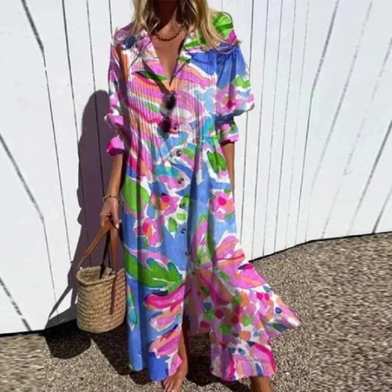 Rimmey | Beachcomber Boho Midi Dress