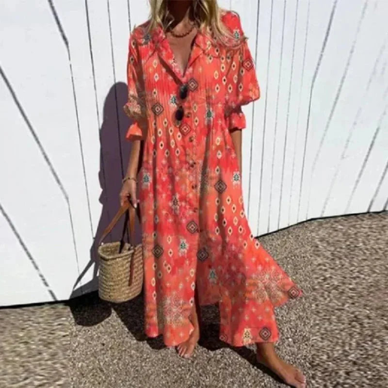 Rimmey | Beachcomber Boho Midi Dress