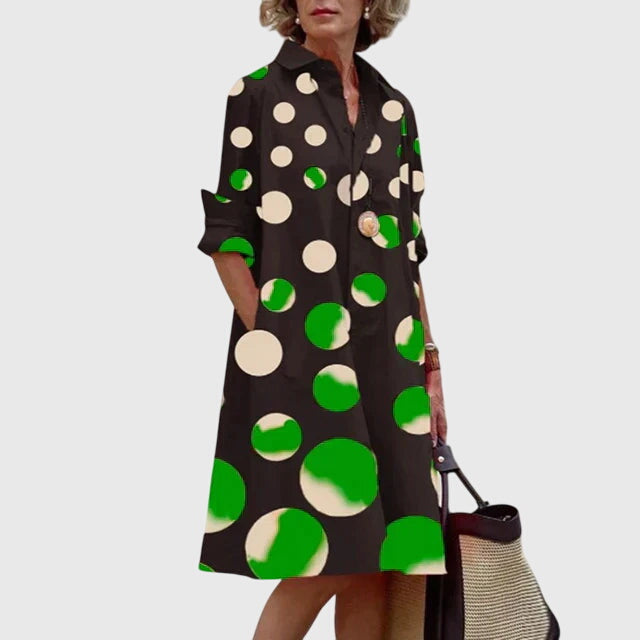 Paige™ - Elegant Klänning Med Fickor