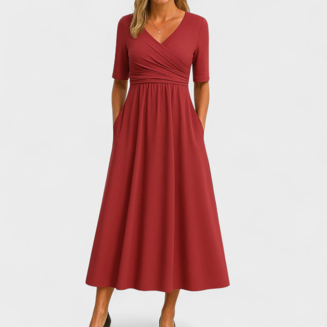 Phoebe | Elegant Midi Klänning