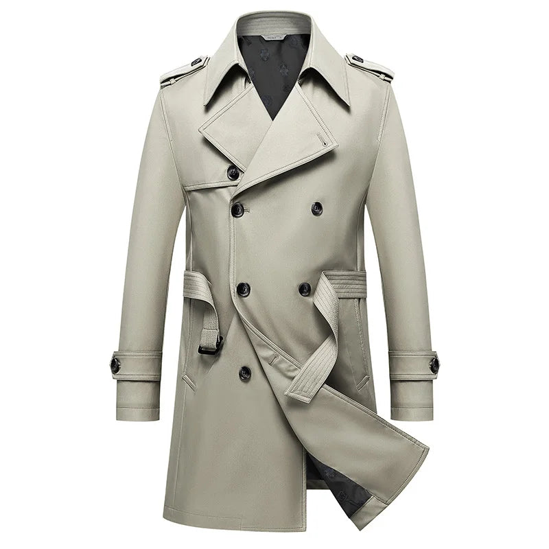 Langston Dubbelknäppt Trench Coat