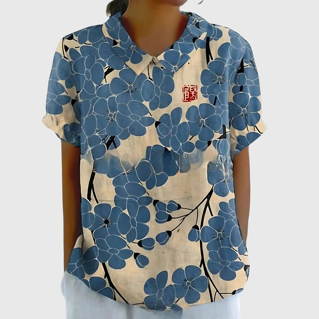 Jenna™ | Blommig Blus