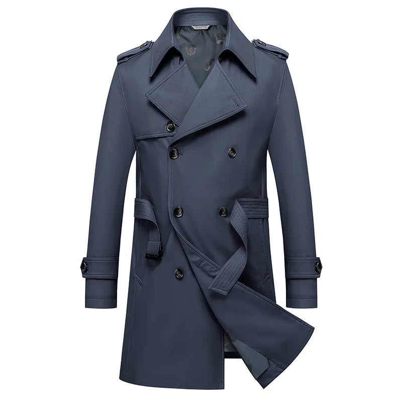 Langston Dubbelknäppt Trench Coat