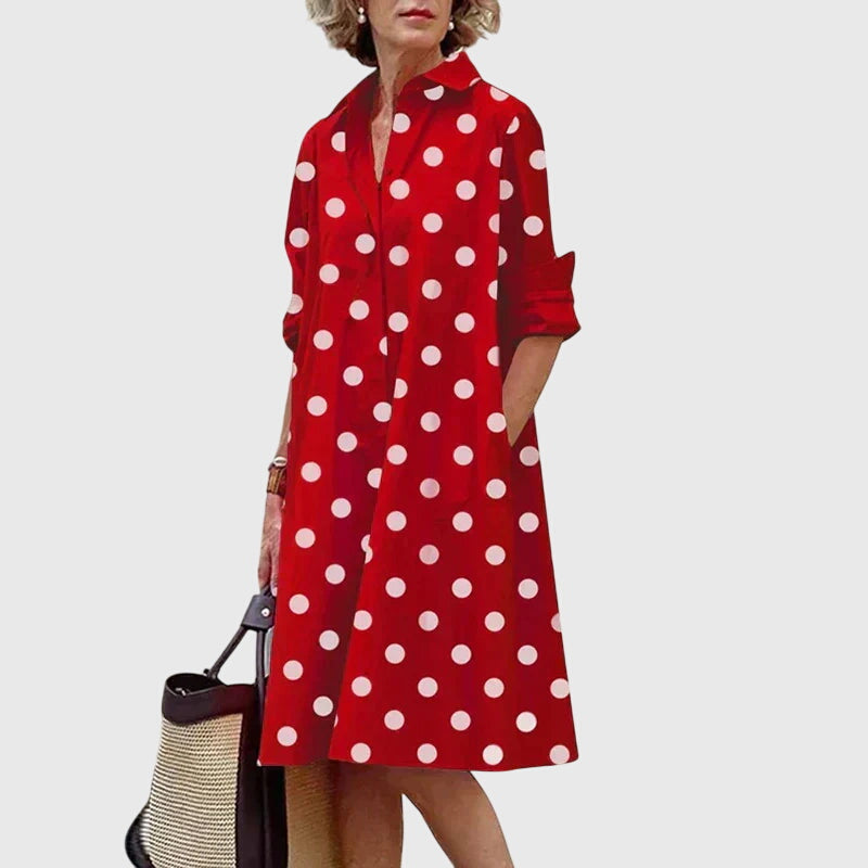 Paige™ - Elegant Klänning Med Fickor