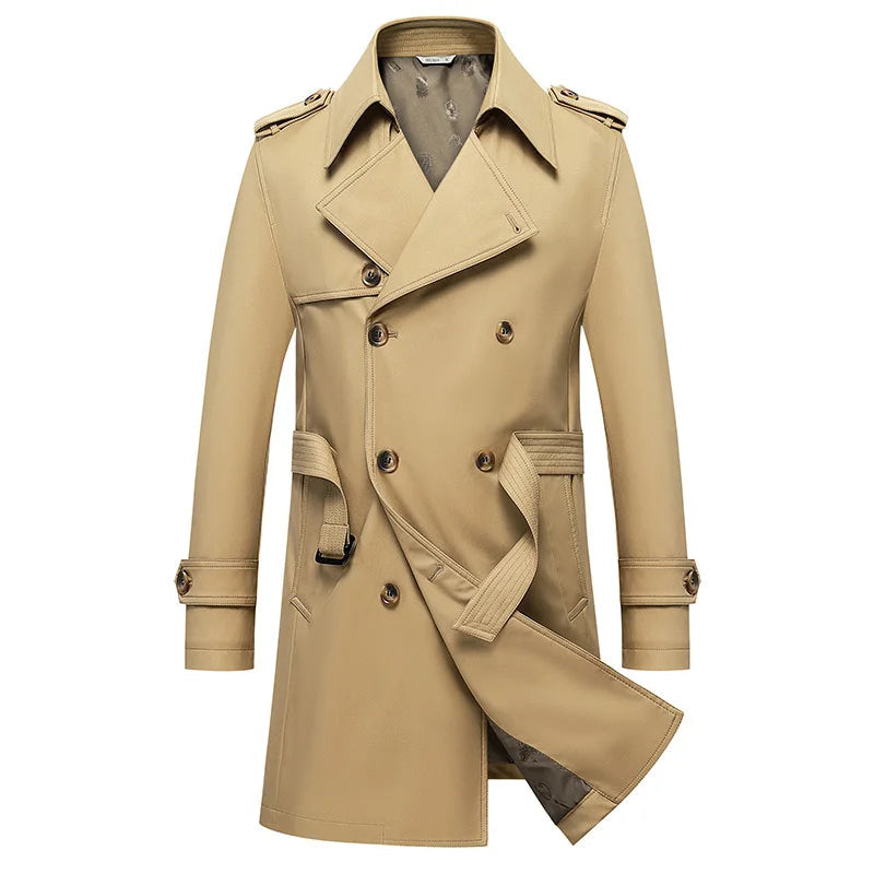 Langston Dubbelknäppt Trench Coat