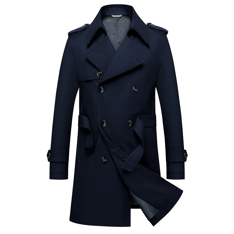 Langston Dubbelknäppt Trench Coat