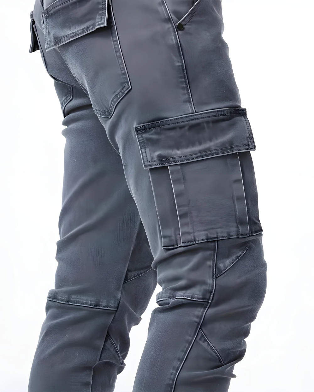 Zalecta™ Cargo Byxor för Män - Stretchiga Arbetsbyxor med Många Fickor