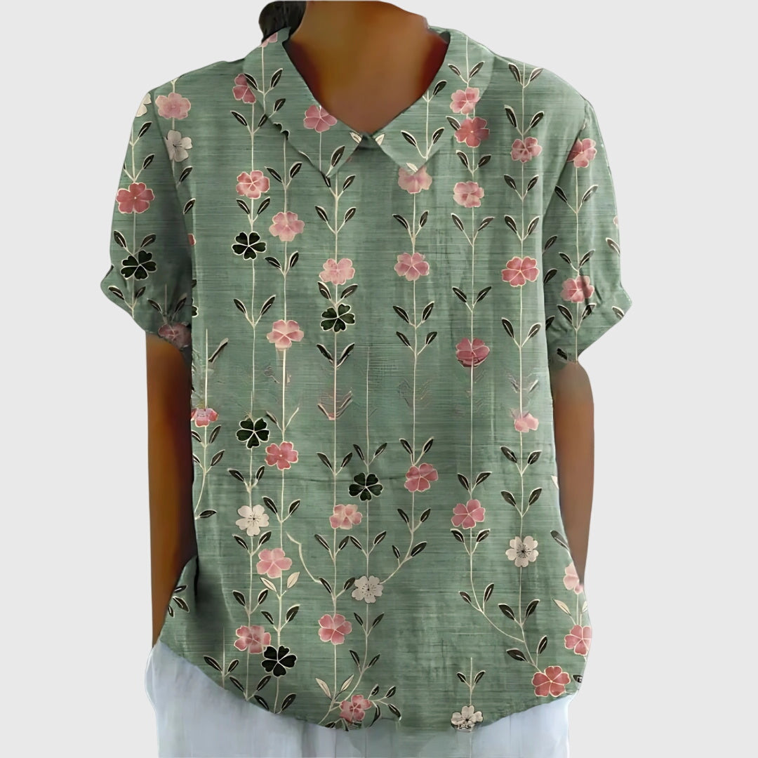 Jenna™ | Blommig Blus