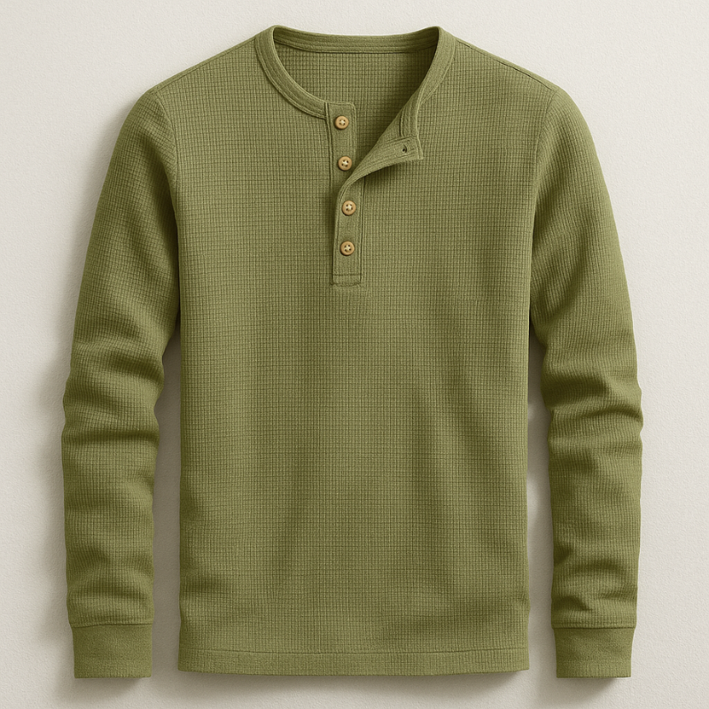 Hudson Henley Långärmad Skjorta