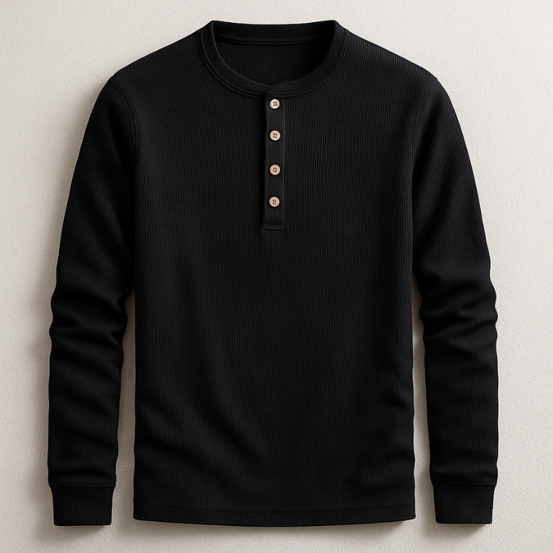 Hudson Henley Långärmad Skjorta
