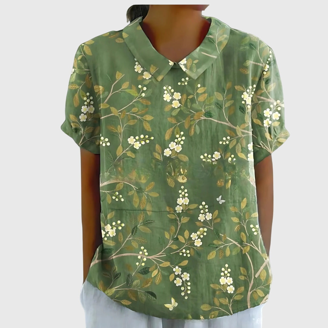 Jenna™ | Blommig Blus