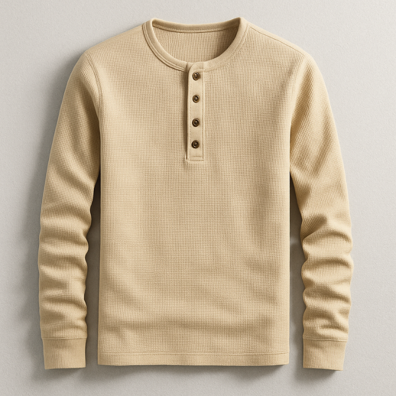 Hudson Henley Långärmad Skjorta