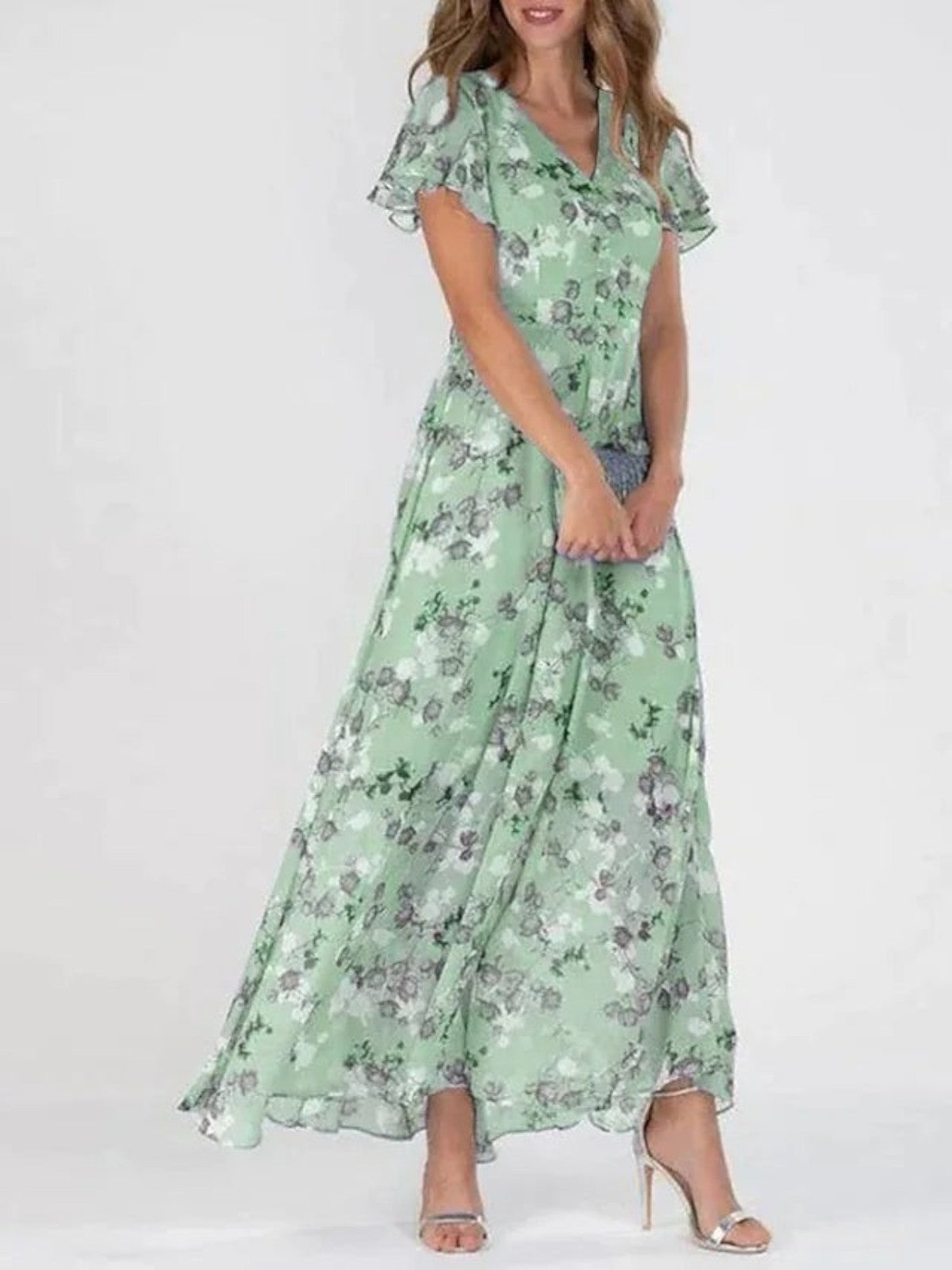 Aurelia | Glamorous Tummy Covering Maxi Dress