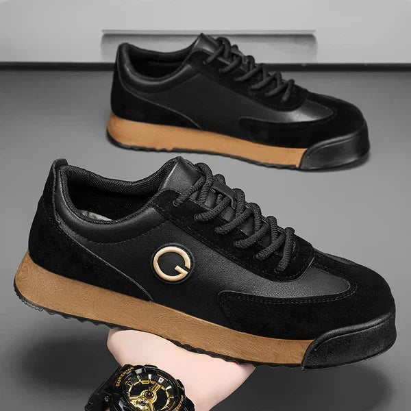Goldmere Klassiska Läder Sneakers