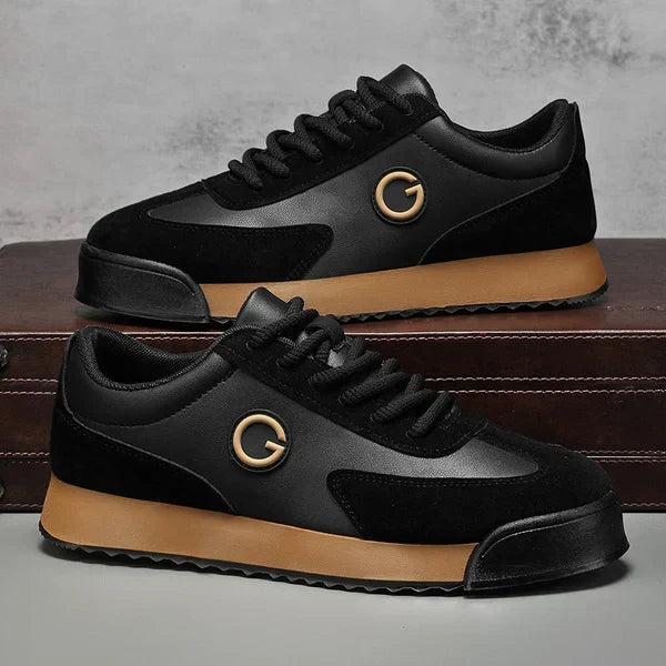 Goldmere Klassiska Läder Sneakers