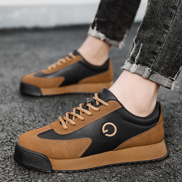 Goldmere Klassiska Läder Sneakers