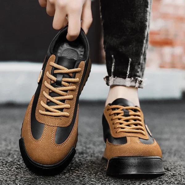 Goldmere Klassiska Läder Sneakers
