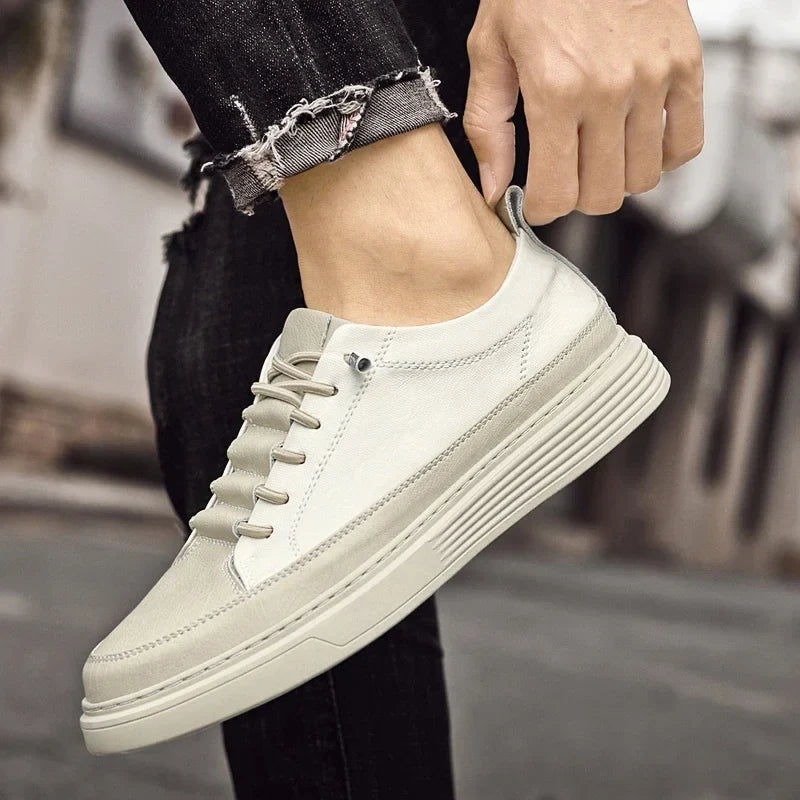 Giuliano Italienska Läder Sneakers
