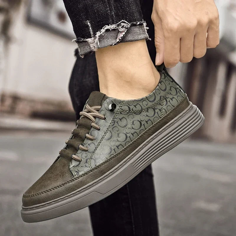 Giuliano Italienska Läder Sneakers