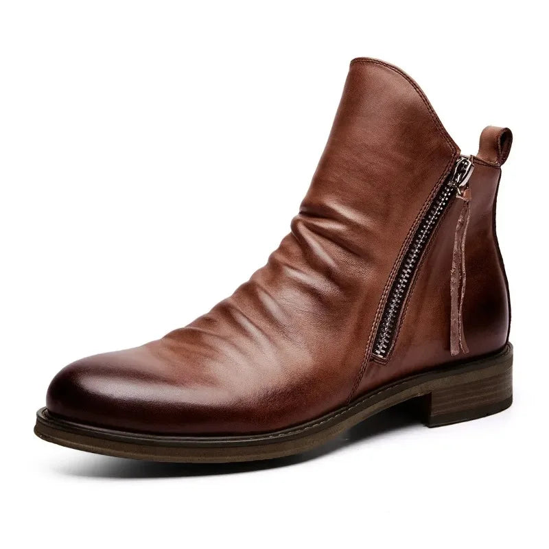 Grant Hale Läder Chelsea Boots