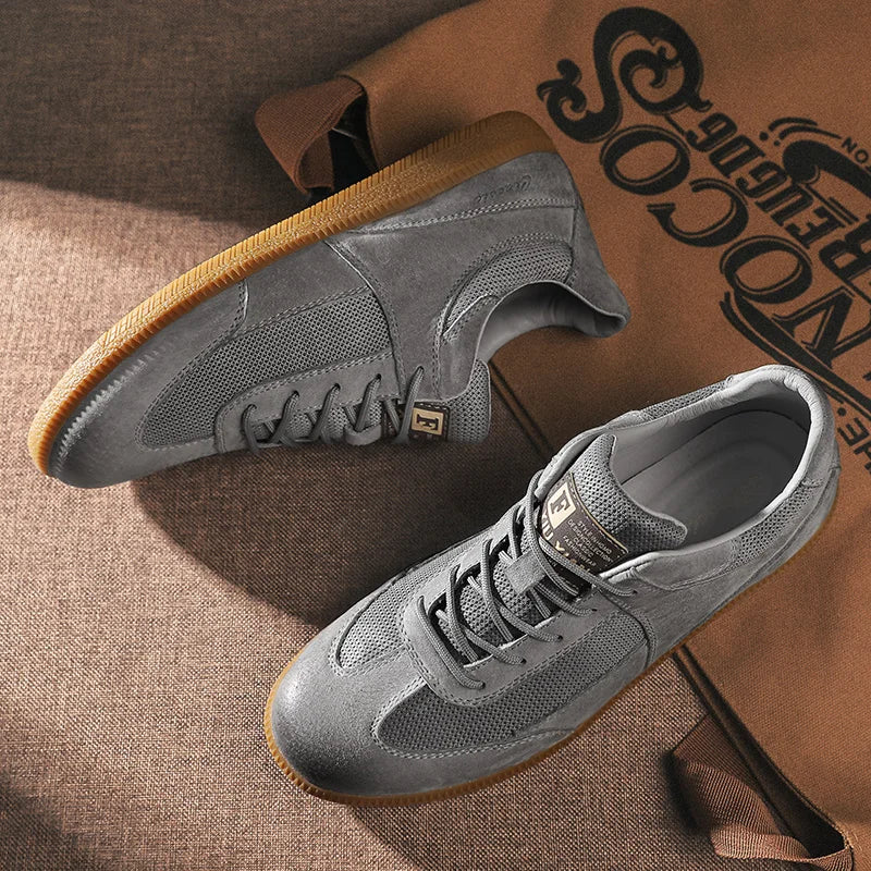 Calvino Italiensk Äkta Läder Sneaker