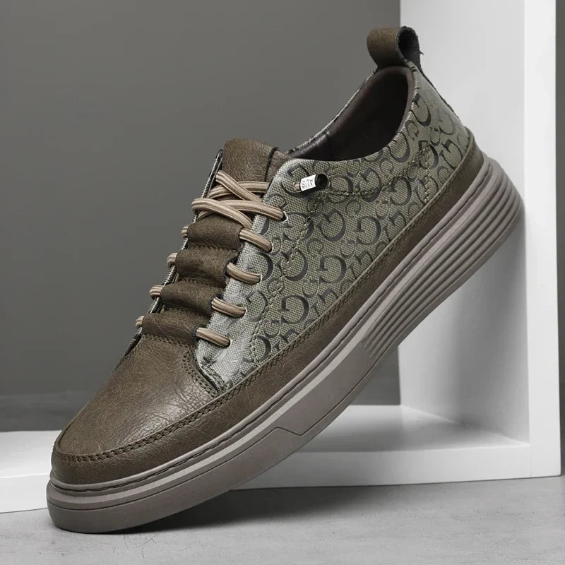 Giuliano Italienska Läder Sneakers