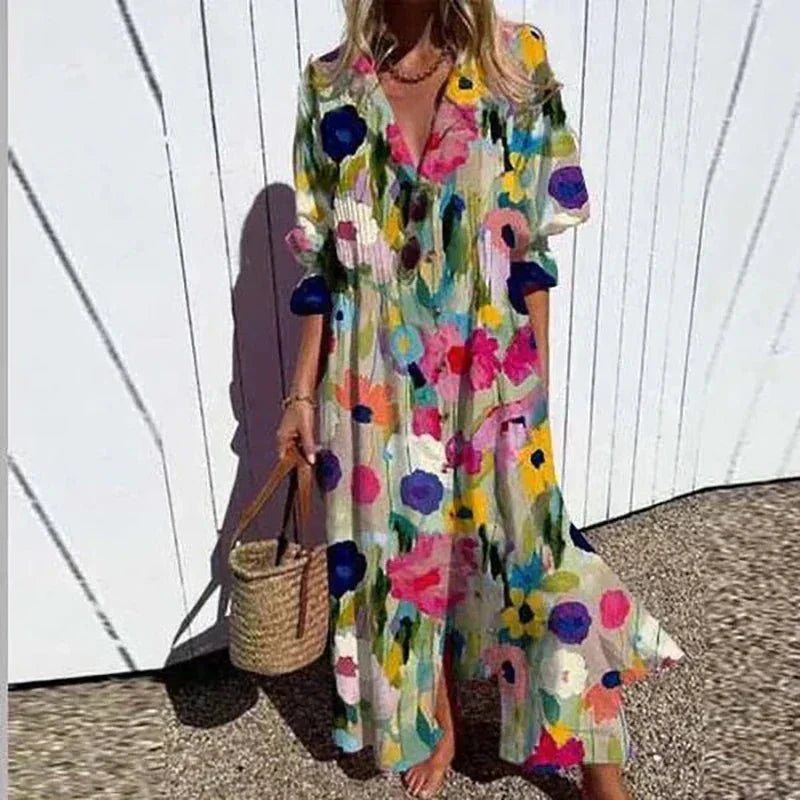 Rimmey | Beachcomber Boho Midi Dress