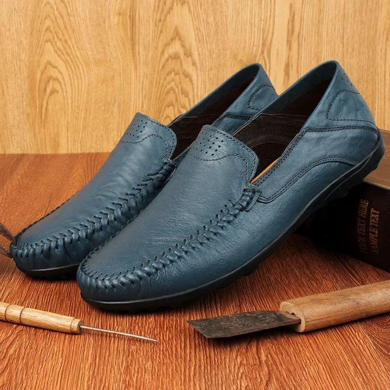 Aurelio Italienska 100% Äkta Läder Loafers