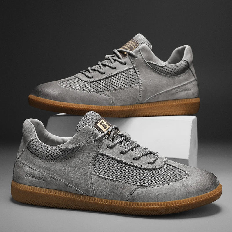 Calvino Italiensk Äkta Läder Sneaker