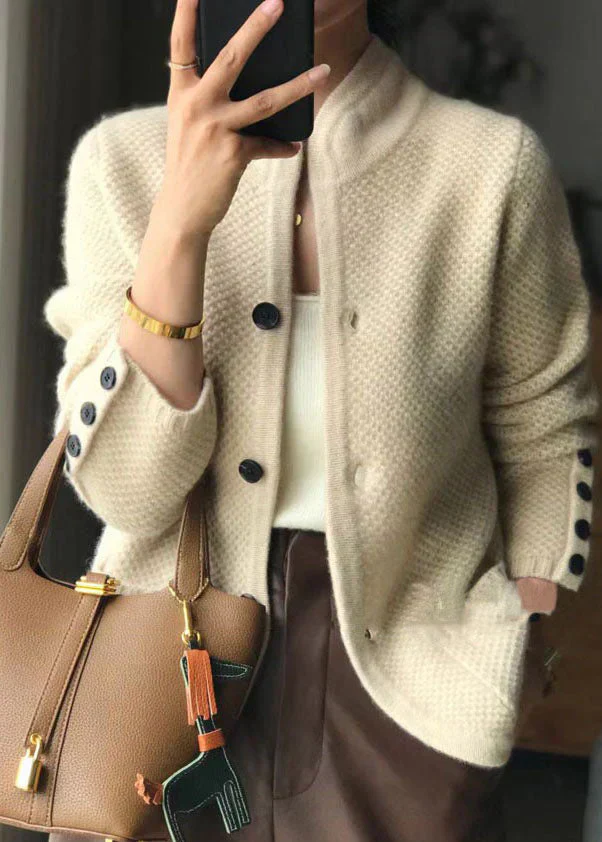 Lydia | Kvinnors Elegant Texturerad Mönster Cardigan