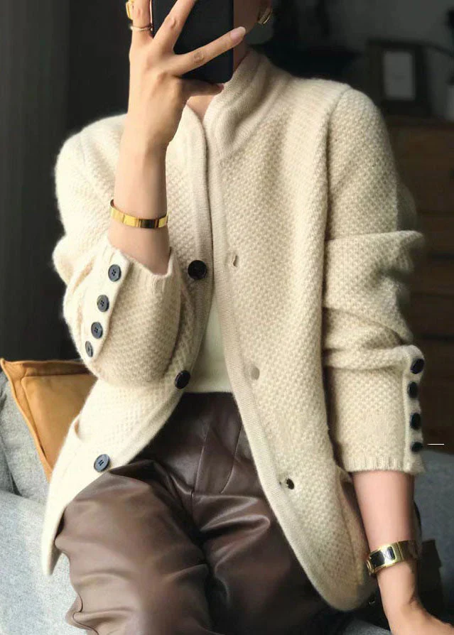 Lydia | Kvinnors Elegant Texturerad Mönster Cardigan