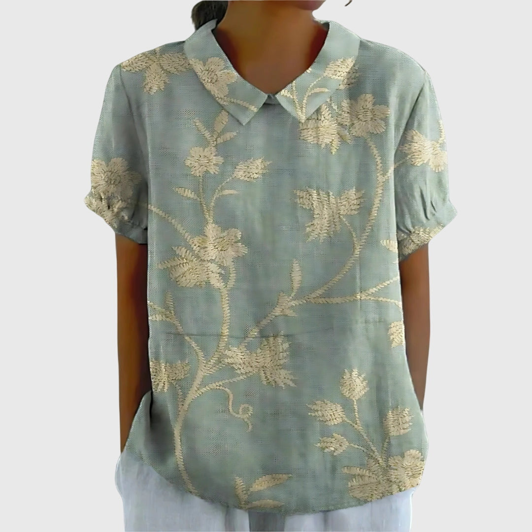 Jenna™ | Blommig Blus