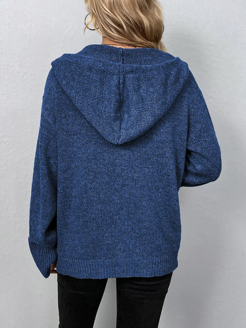 Lydia | Kvinnors Elegant Texturerad Mönster Cardigan