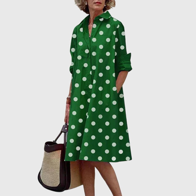 Paige™ - Elegant Klänning Med Fickor