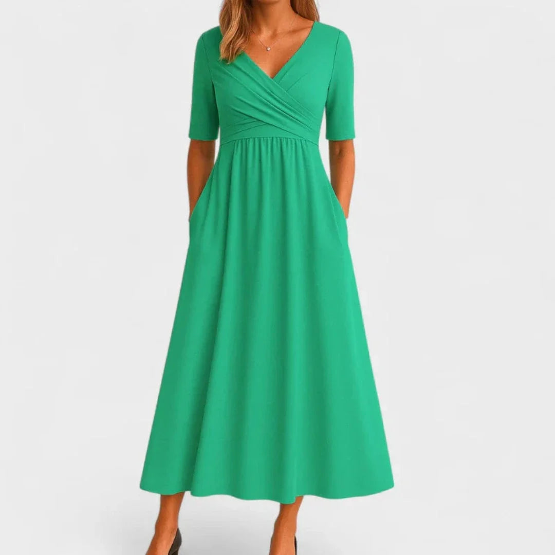 Phoebe | Elegant Midi Klänning