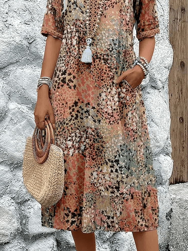 Skyler | Ocean Breeze Summer Midi Dress