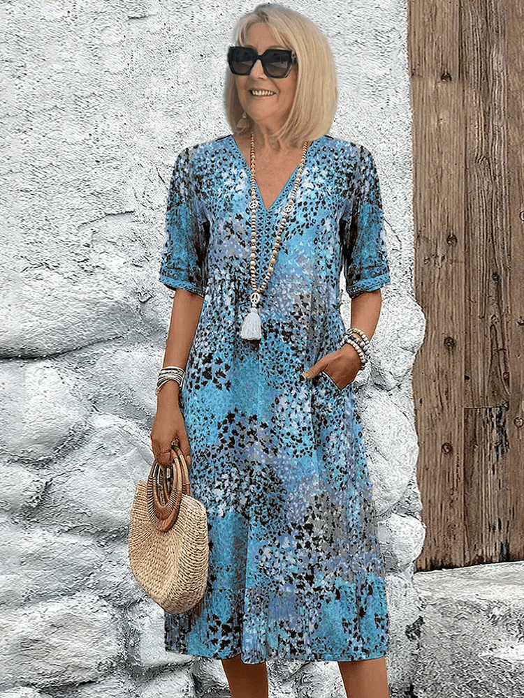 Skyler | Ocean Breeze Summer Midi Dress
